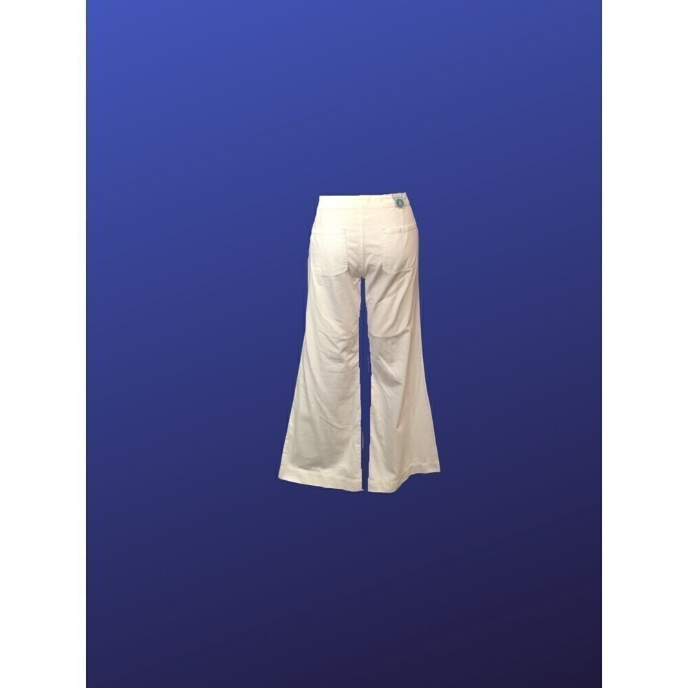 OLD NAVY 100% Cotton Sailor Pants Trouser Jeans, WHITE, Women's Size 10R, NWT - Picture 2 of 8
